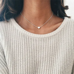 collier en forme de cœur