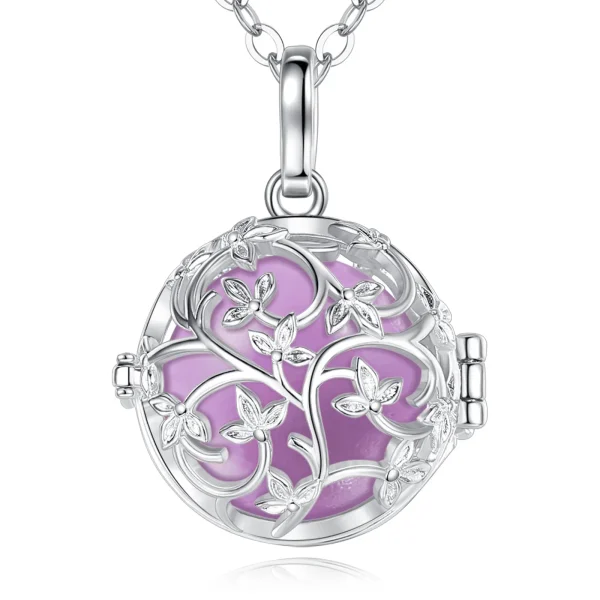 Mon collier femme violet