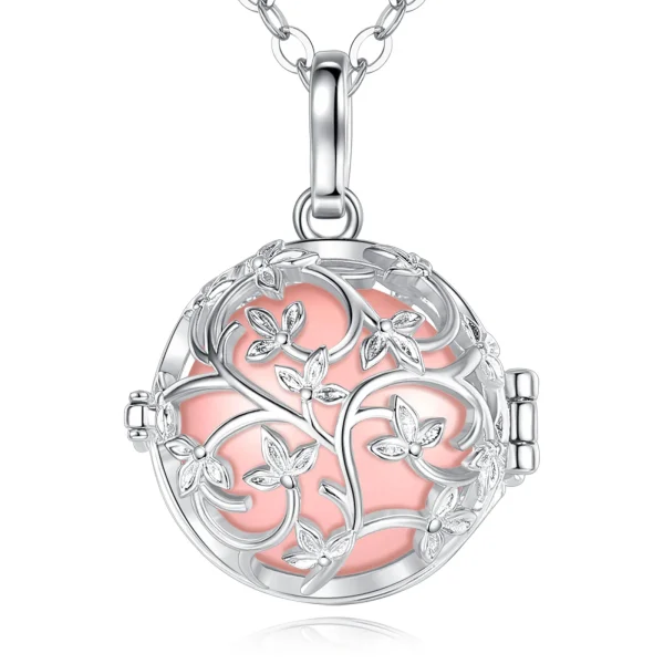 collier bola rose