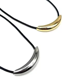 collier acier avec motif coloré