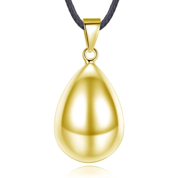 collier femme enceinte pendentif goutte doré