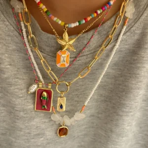 collier femme style ethnique