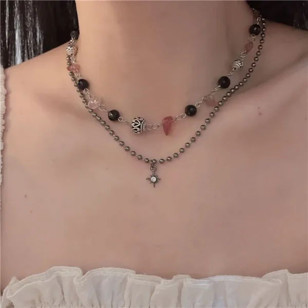 Double Collier style Bohémien