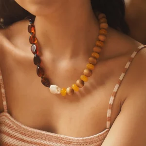 Collier Fantaisie Perles Plastiques