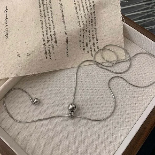 collier double boule